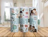 The Summer I Turned Pretty Collage 20oz Skinny Tumbler with Lid & Straw