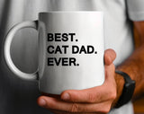 Best Cat Dad Ever Funny Father's Day Coffee Mug