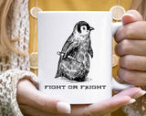 Fight Or Flight Penguin Funny Weird Animal Coffee Mug