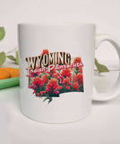 Wyoming State Flower Indian Paintbrush Coffee Mug