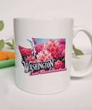 Washington State Flower Coast Rhododendron Coffee Mug