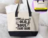 Old Soul Oliver Anthony Inspired Tote Bag