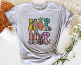 "Hip Hop Easter Bunny" design on a unisex t-shirt