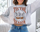 Tis The Season Dancing Skeleton Halloween Sweatshirt, Cute Crewneck