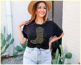 "Boots And Bling Before The Ring" design on a black unisex t-shirt