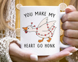 You Make My Heart Go Honk Valentines Day Coffee Mug