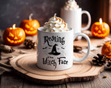 Resting Witch Face Funny Halloween Coffee Mug