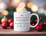"Christmas Tree Farmer" Christmas design on a white coffee mug