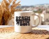 Beach Bum Vacation Travel Coffee Mug