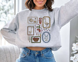 Portrait Cottagecore Goose Vintage Farmhouse Sweatshirt, Funny Animal Crewneck