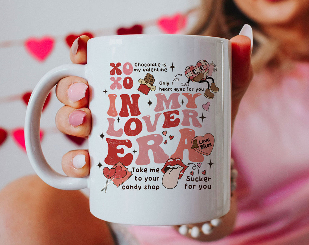In My Lover Era Retro - Taylor Valentine's Day Gift Coffee Mug