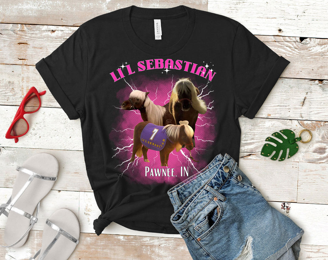 Parks And Rec Lil Sebastian - Retro TV Show T-Shirt
