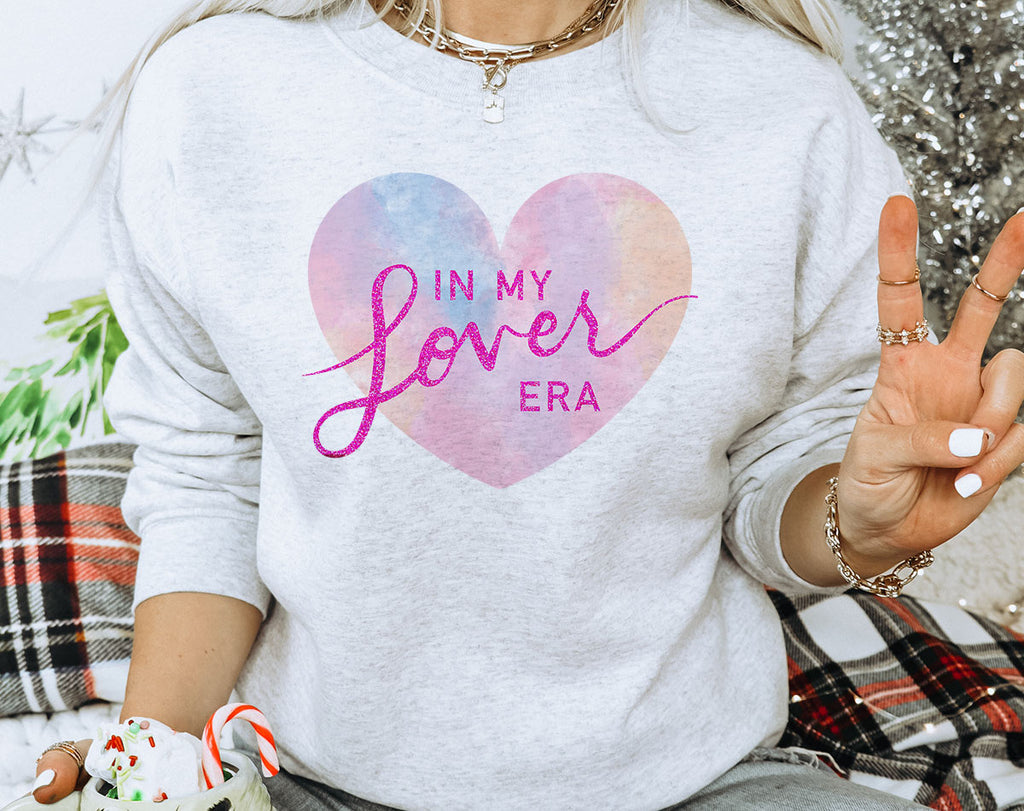 Taylor's In My Lover Era Heart -  Valentine's Day Sweatshirt