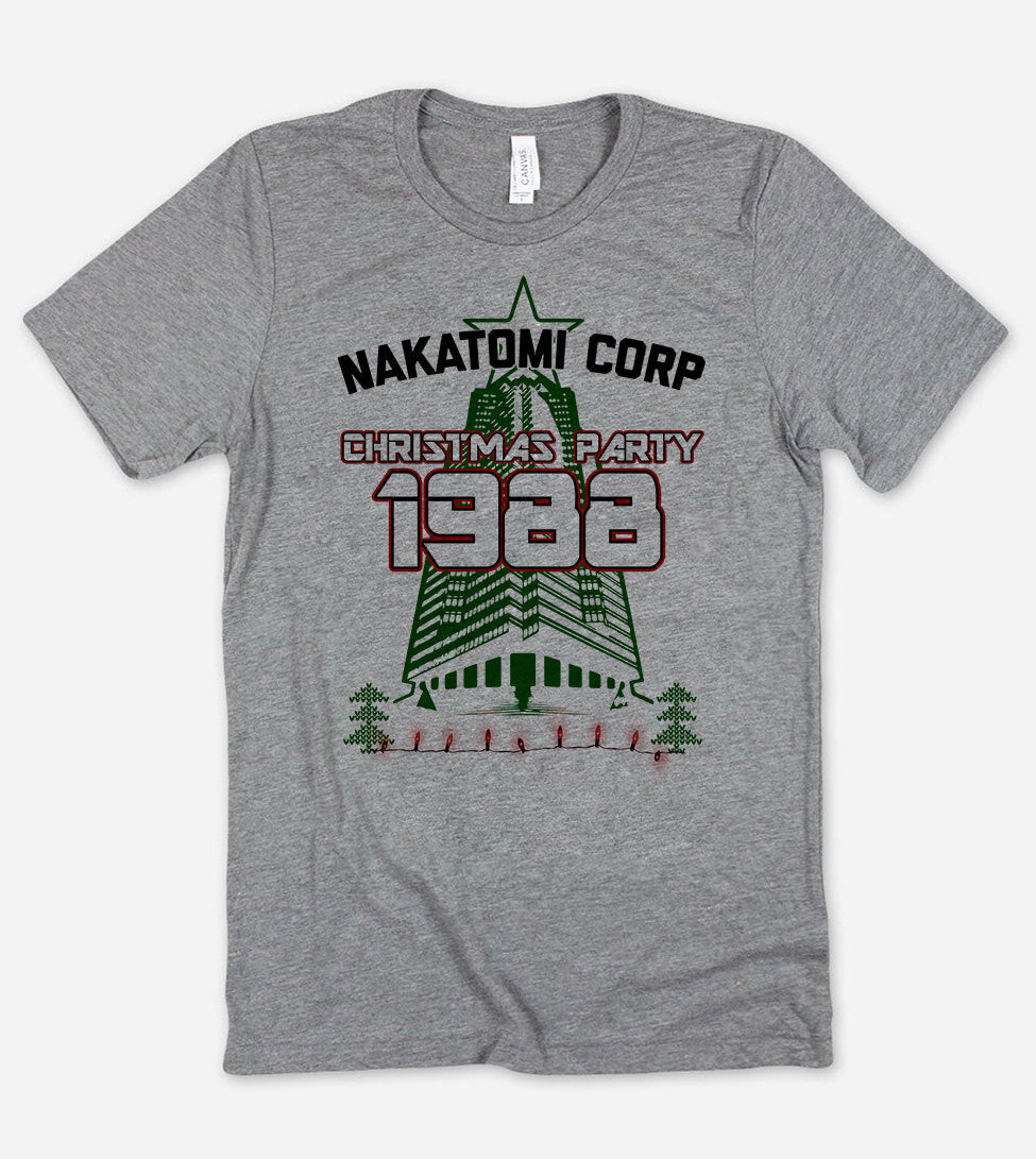 Nakatomi Corp 1988 Christmas Party - Die Hard Ugly Christmas Sweater Party T-Shirt