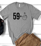 Funny 60th Birthday Middle Finger - T-Shirt