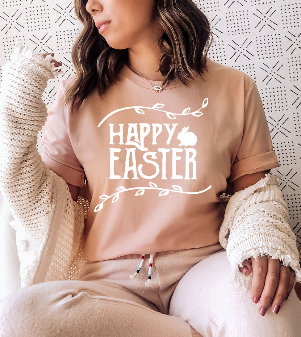 Happy Easter Bunny - Easter Bunny Cute Religious God Jesus T-Shirt