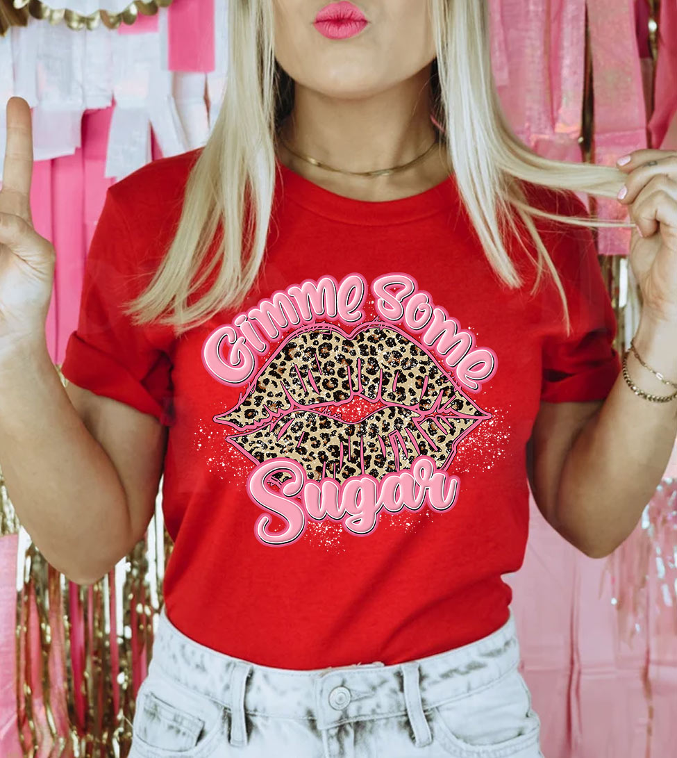Gimme Some Sugar - Valentine's Day Cute Sweet Love Funny Gift T-Shirt