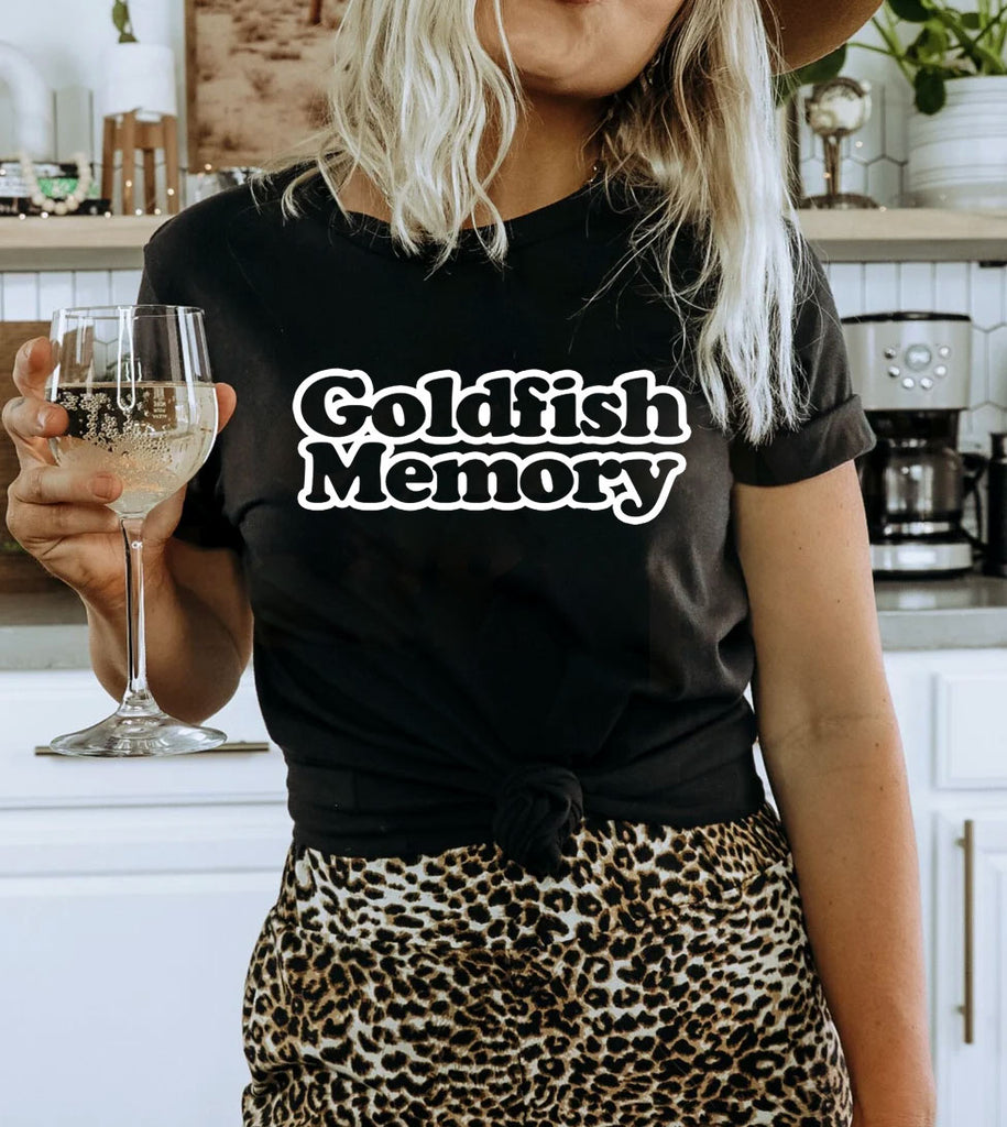 Goldfish Memory - TV Series Ted Lasso Cute Sports Soccer Football Funny T-Shirt