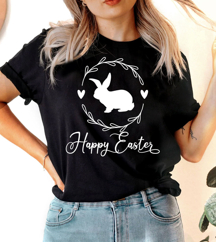 Happy Easter - Easter Bunny Cute Religious God Jesus T-Shirt