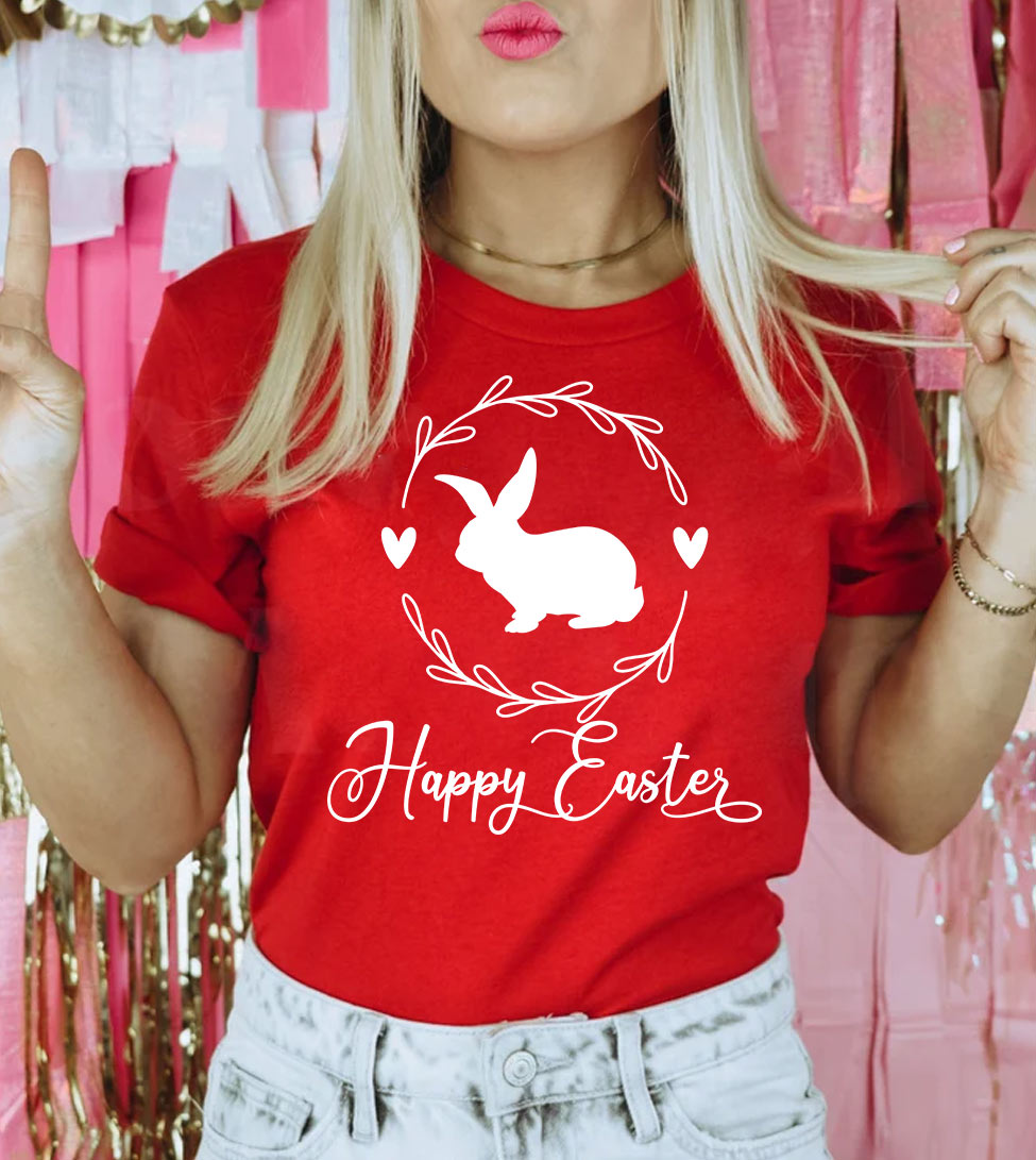 Happy Easter - Easter Bunny Cute Religious God Jesus T-Shirt
