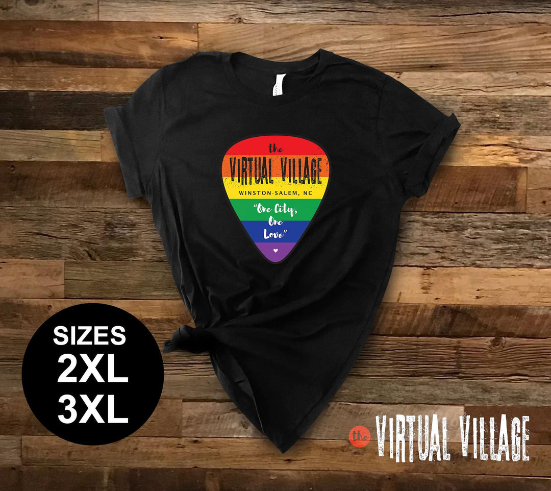 Guitar Pick LGBQ 2XL-3XL -  Virtual Village - House of Rodan