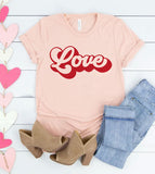 Love Cursive - Valentine's Day Love Sweet Gift T-Shirt