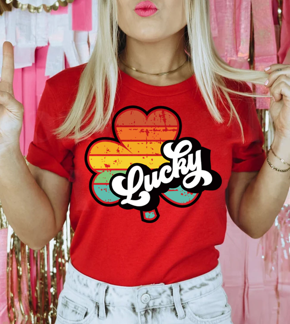 Lucky Clover - St. Patrick's Day Luck Fun Clover Gift T-Shirt