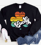 Lucky Clover - St. Patrick's Day Shamrock Luck Fun - Sweatshirt
