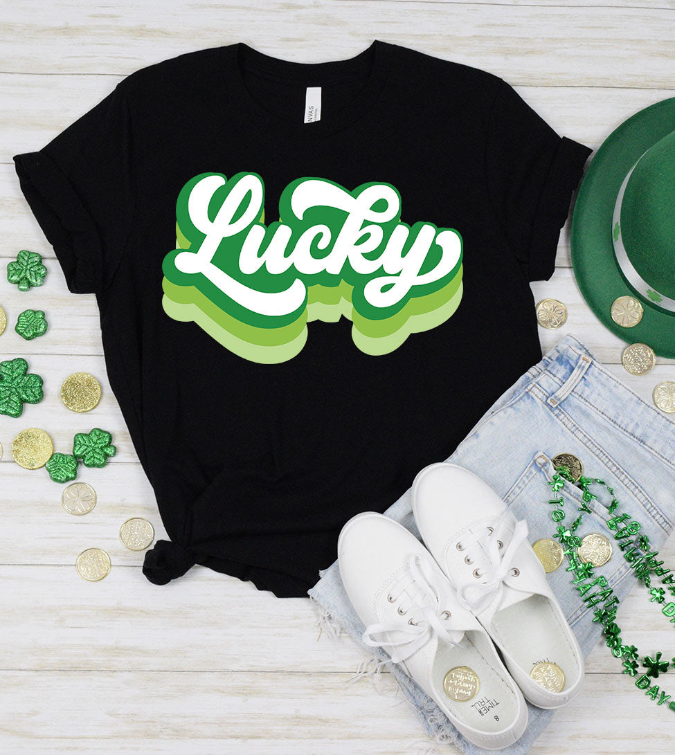 Lucky - St. Patrick's Day Luck Fun Leprechaun Gift T-Shirt