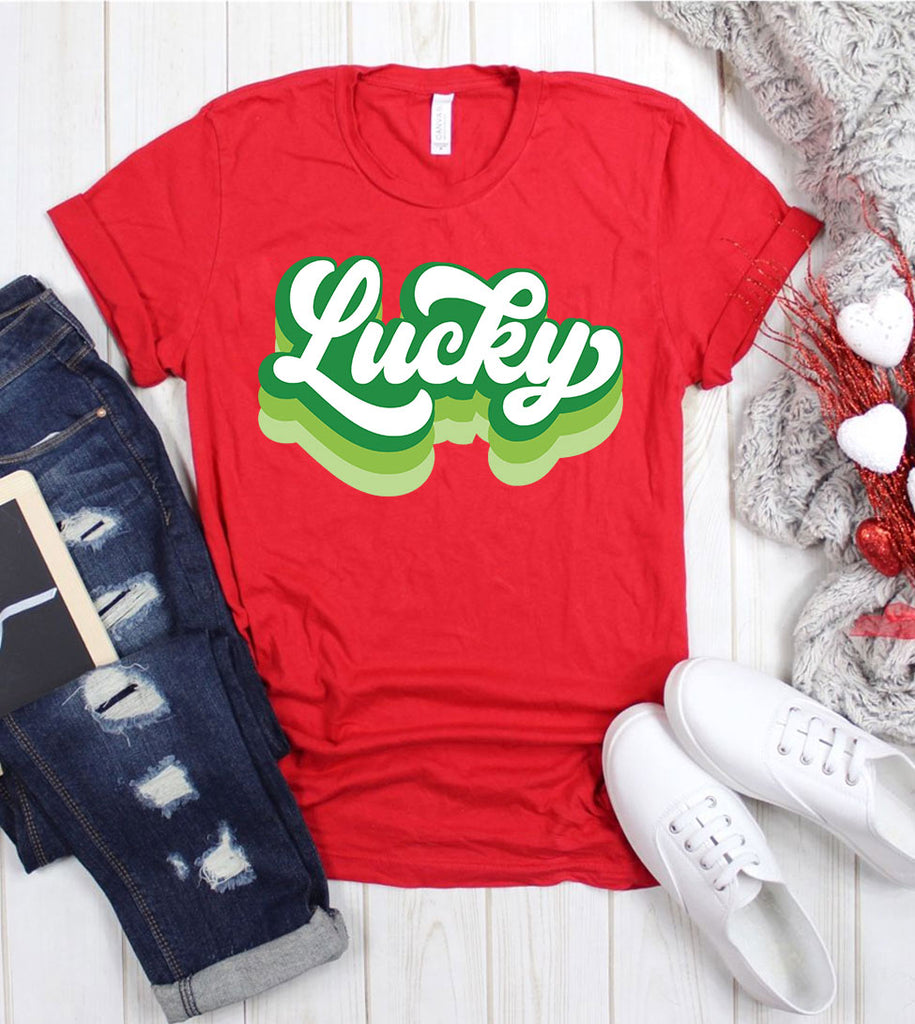 Lucky - St. Patrick's Day Luck Fun Leprechaun Gift T-Shirt