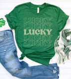 Lucky x5 - St. Patrick's Day Luck Irish Cute Fun Gift T-Shirt