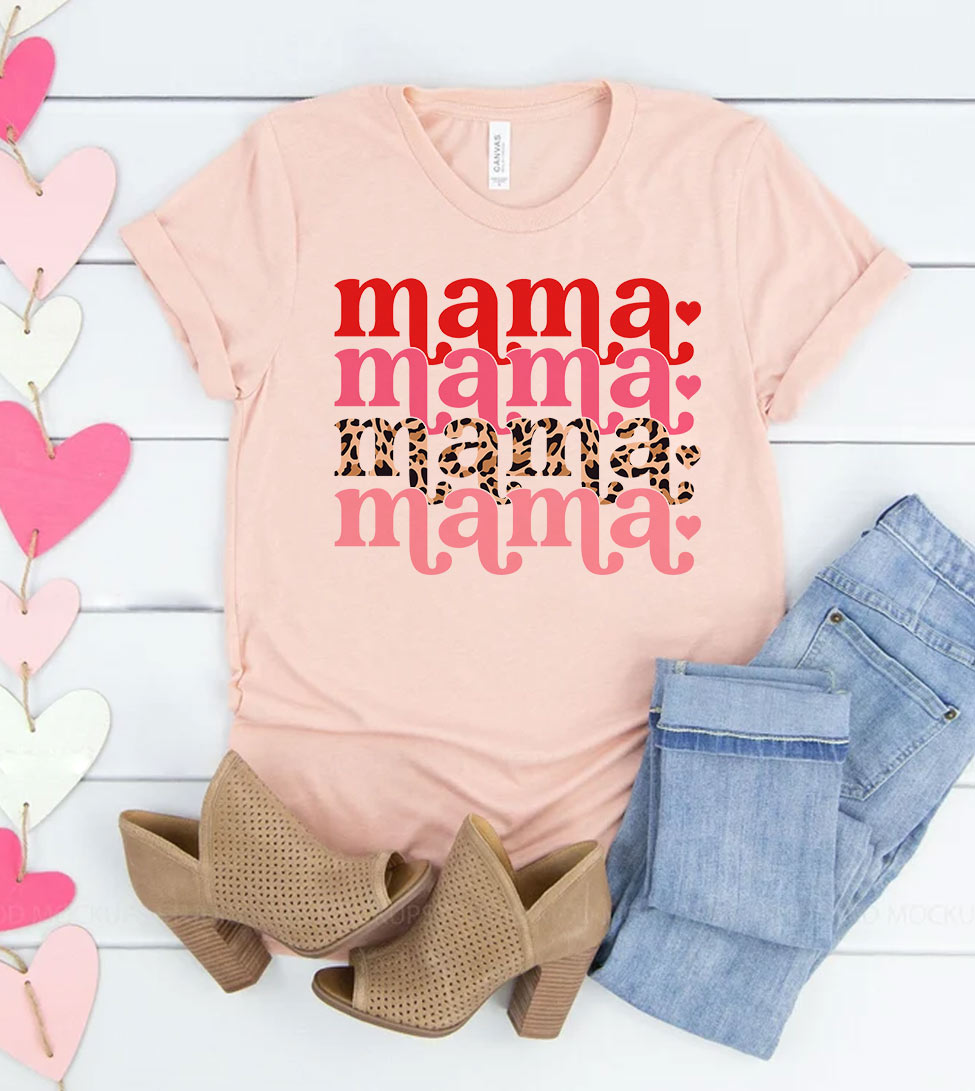Mama Valentine - Valentine's Day Cute Sweet Love Mom Gift T-Shirt
