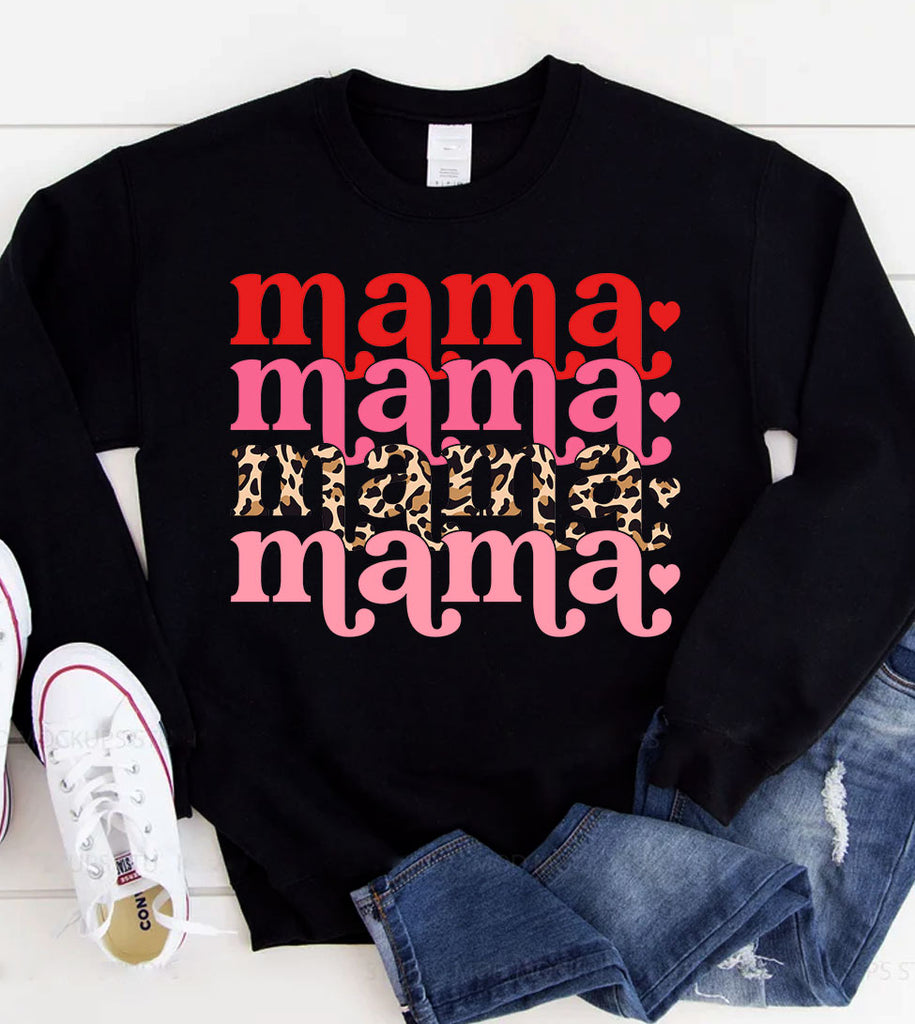 Mama Valentine - Valentine's Day Sweet Cute Love Mom - Sweatshirt