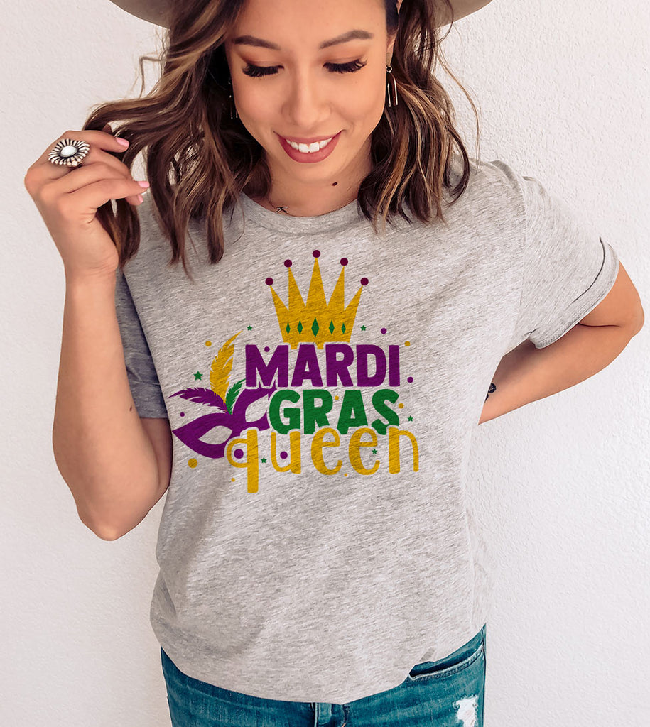 Mardi Gras Queen - Fun Cute Sweet Party Sassy NOLA Mardi Gras T-Shirt