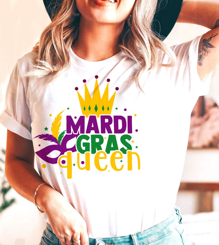 Mardi Gras Queen - Fun Cute Sweet Party Sassy NOLA Mardi Gras T-Shirt