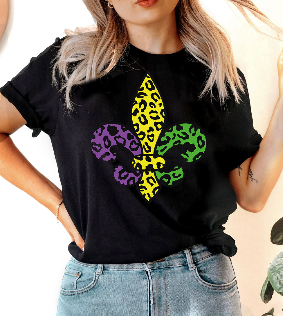 Mardi Gras Fleur De Lis - Fun Party NOLA Mardi Gras T-Shirt