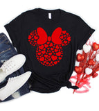 Minnie Heart - Valentine's Day Cute Mouse Hearts Gift T-Shirt
