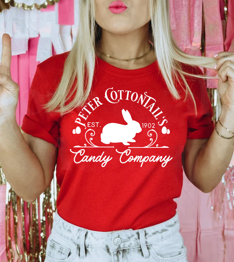 Peter Cottontail's Candy Company - Easter Bunny Cute Fun Candy Sweet T-Shirt