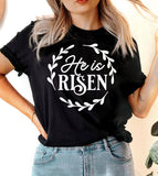 He Is Risen Easter - Easter Religious God Jesus Christian T-Shirt
