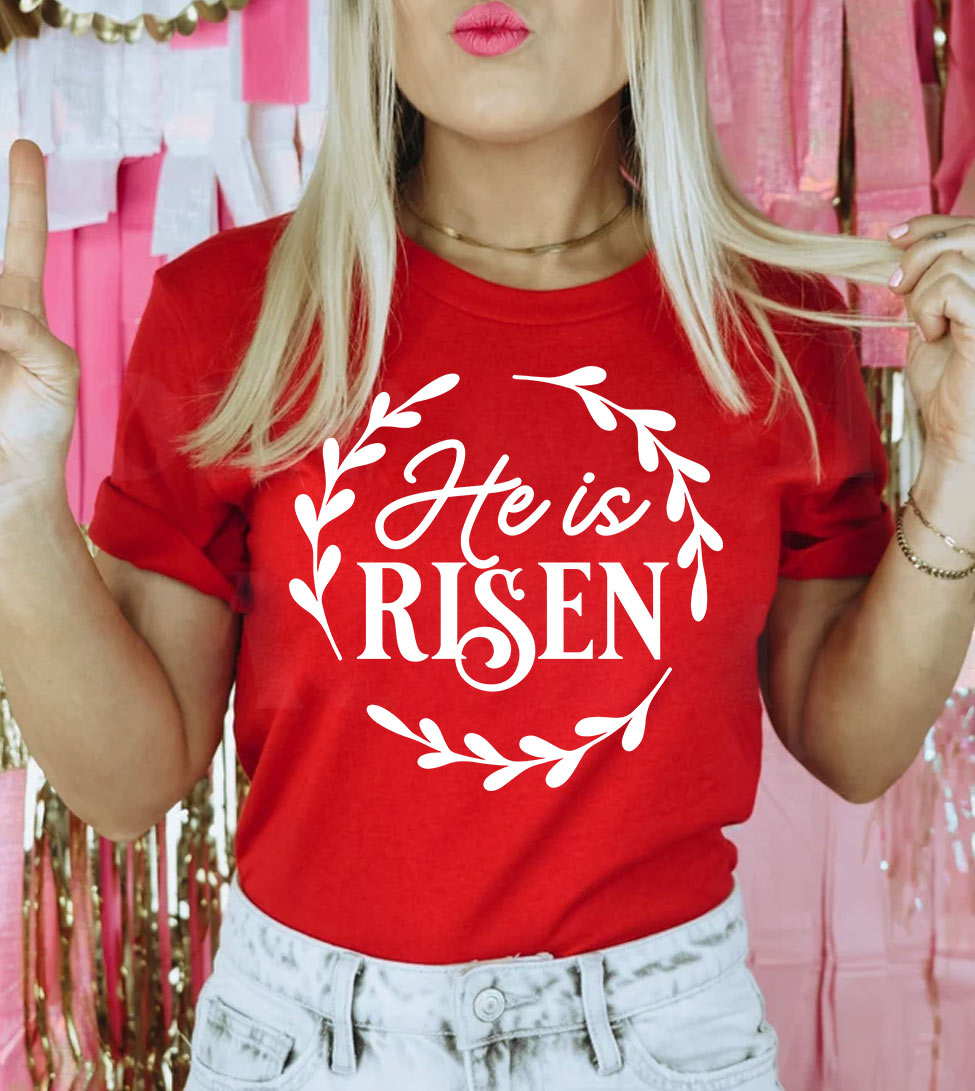 He Is Risen Easter - Easter Religious God Jesus Christian T-Shirt