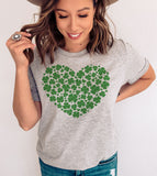 Shamrock Heart - St. Patrick's Day Cute Sweet Fun Gift T-Shirt
