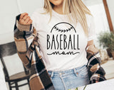 Baseball Mom - Baseball Mama Cursive Shirt