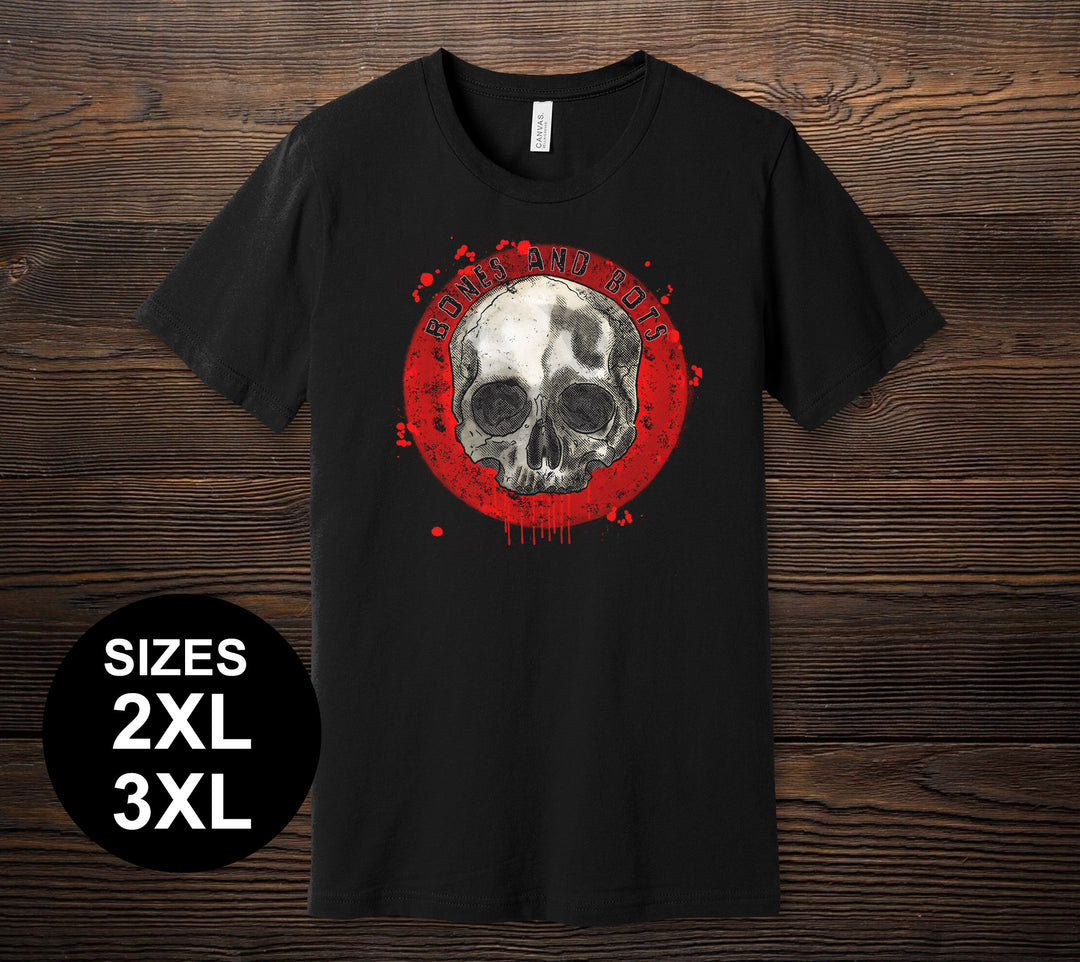 Ian Bredice Bones and Bots Skull  2XL-3XL