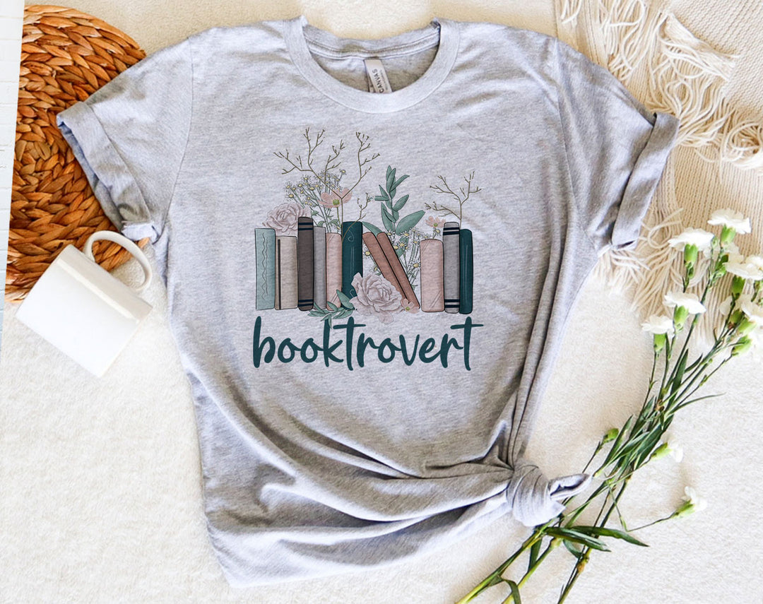 Booktrovert - Cute Reading Book Club T-Shirt
