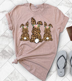 Easter Bunny Leopard Print - T-Shirt