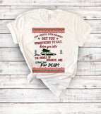 Clark Griswold Christmas Vacation - Ugly Christmas Sweater Party T-Shirt