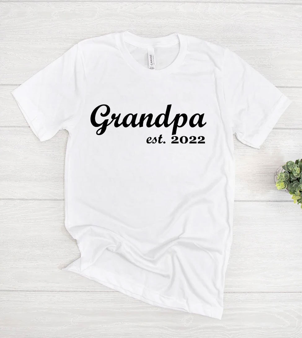 Grandpa Est 2022 - New Grandpa T-Shirt