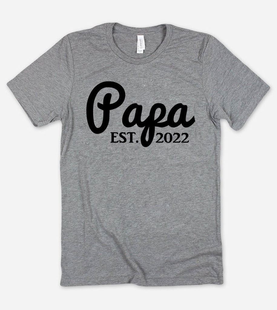 Papa Est 2022 - New Papa T-Shirt