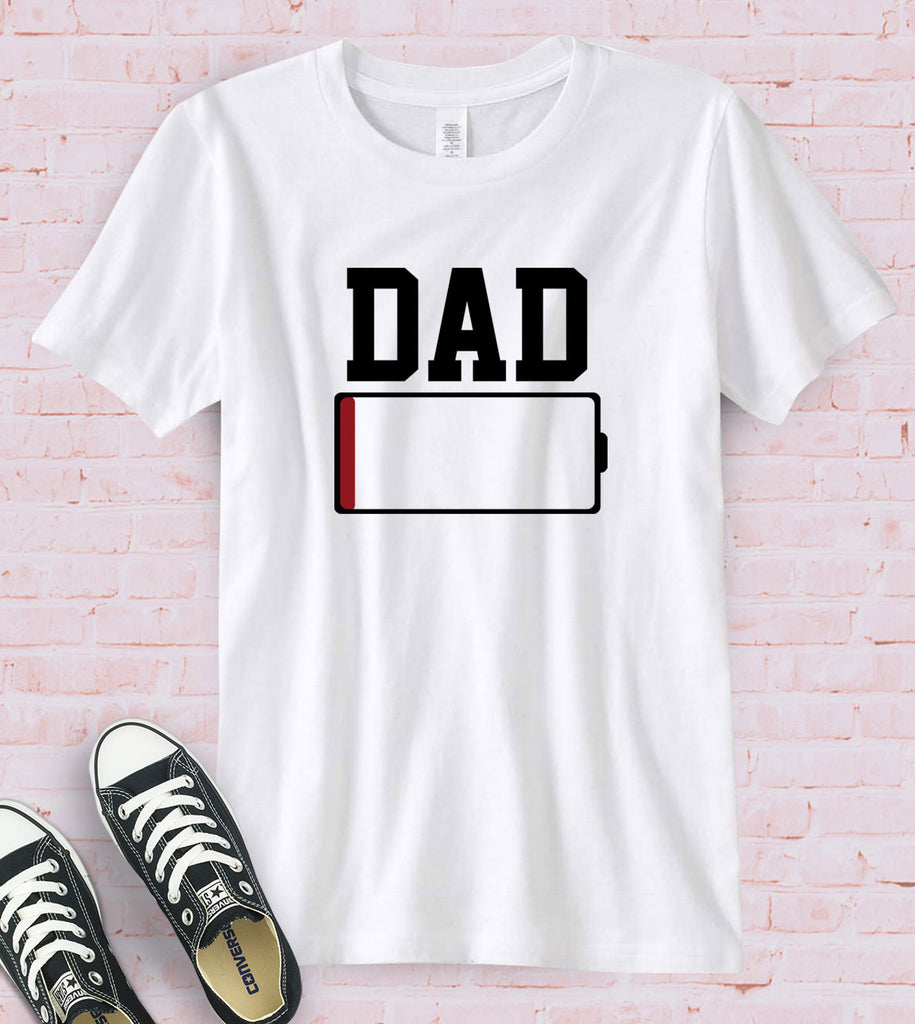 Dad Low Battery - T-Shirt