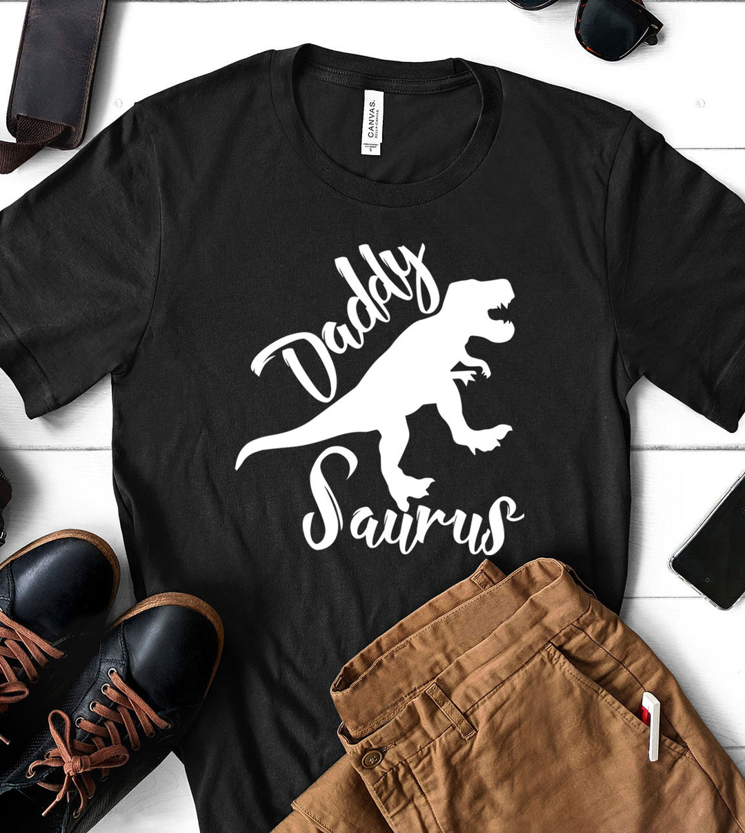 Daddy Saurus Dinosaur - T-Shirt